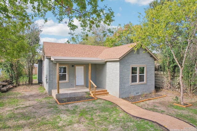 view of front of home