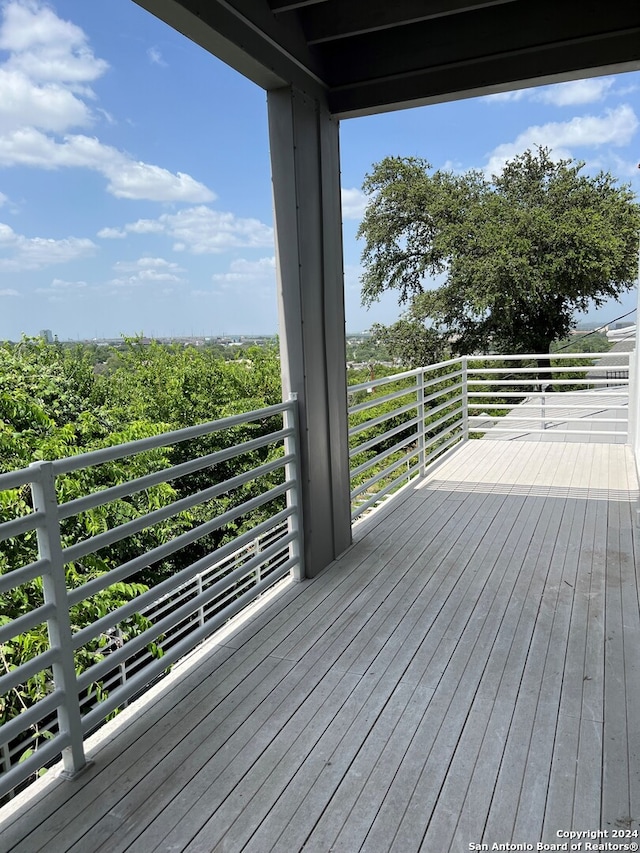 view of deck