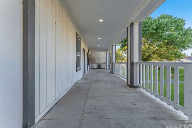 view of patio / terrace featuring a porch