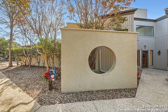 exterior space with a patio area