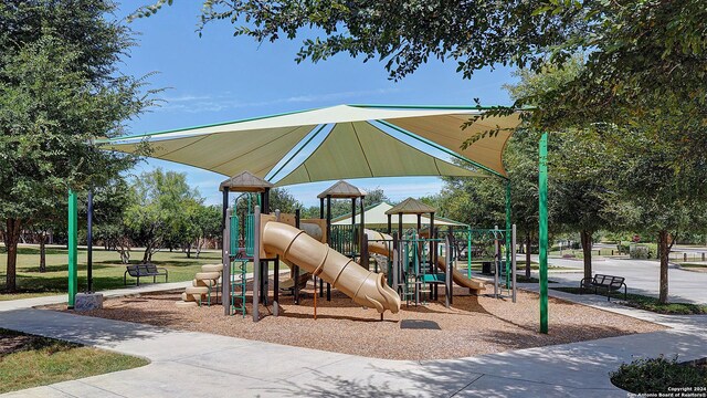 view of jungle gym