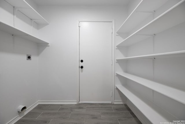 laundry room with hookup for an electric dryer