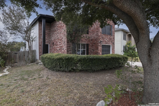 view of side of property