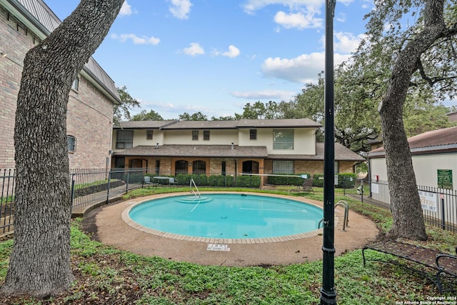 view of pool