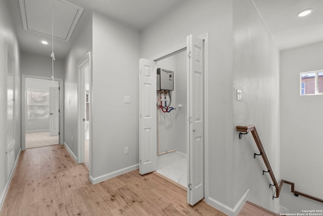 1002 Morningside Dr Unit 6, Terrell Hills, TX 78209 - hall with light hardwood / wood-style flooring