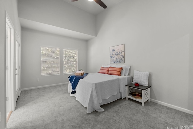 1002 Morningside Dr Unit 6, Terrell Hills, TX 78209 - carpeted bedroom featuring ceiling fan