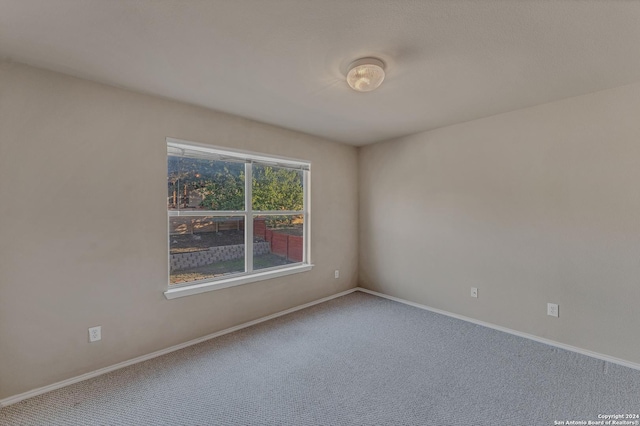 empty room with carpet flooring