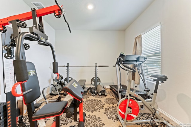 view of workout room