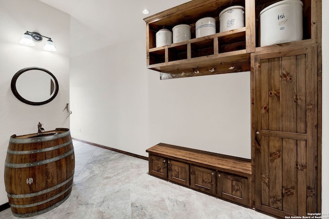 view of mudroom