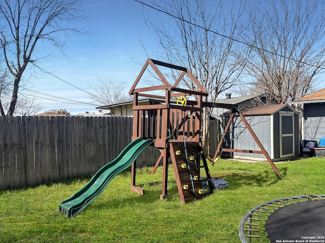 view of play area with a lawn