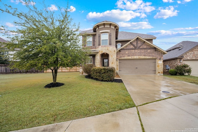 view of front of house featuring a front yard