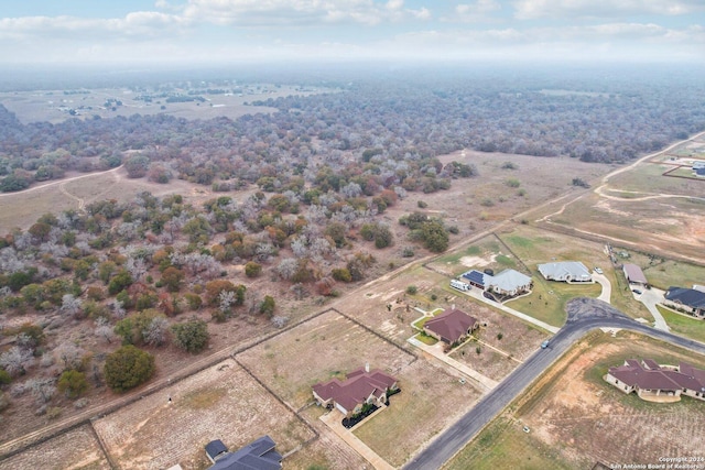 bird's eye view featuring a rural view