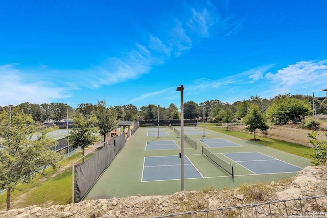 view of sport court featuring basketball court