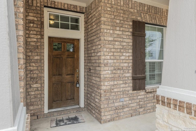 view of property entrance