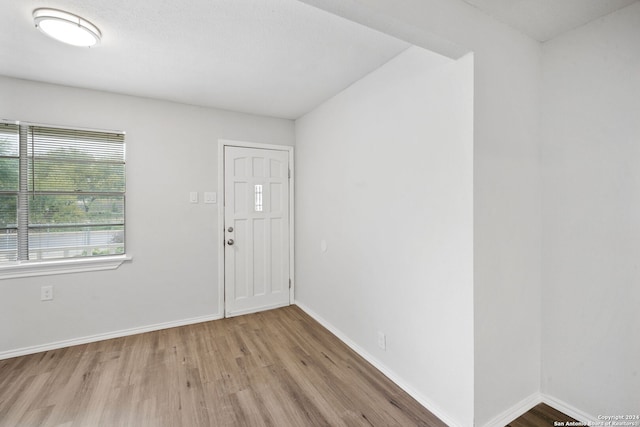 interior space featuring light hardwood / wood-style flooring