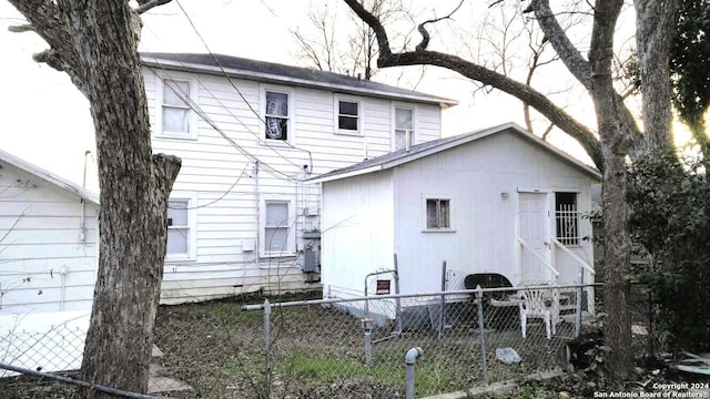 view of rear view of house