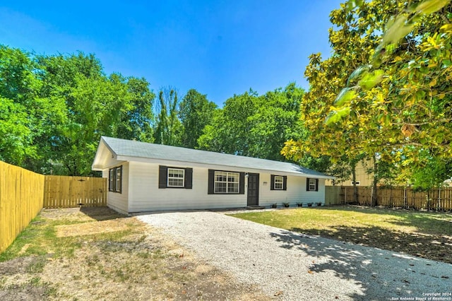 view of ranch-style house