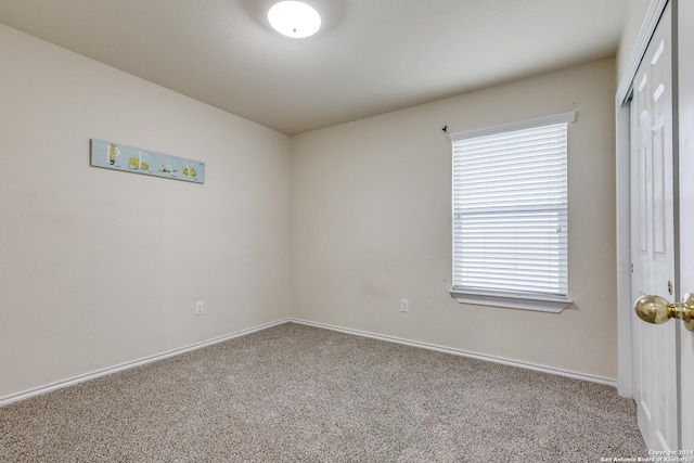 spare room with carpet flooring