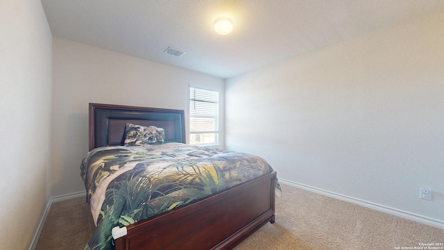 bedroom featuring carpet floors