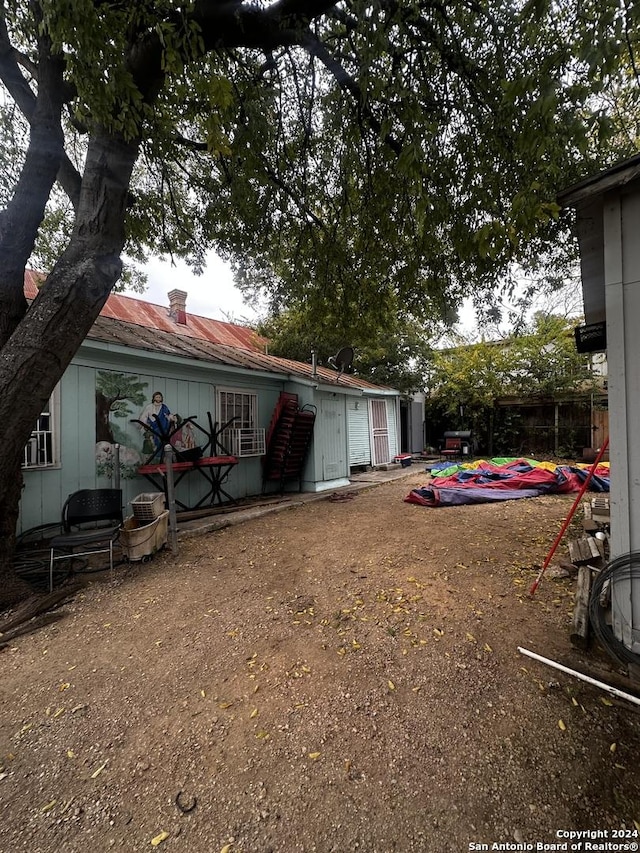 view of back of property