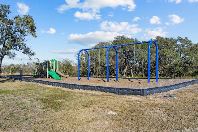 view of jungle gym