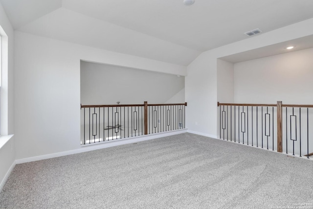 142 Ashley Loop, San Antonio, TX 78253 - carpeted spare room featuring lofted ceiling and recessed lighting