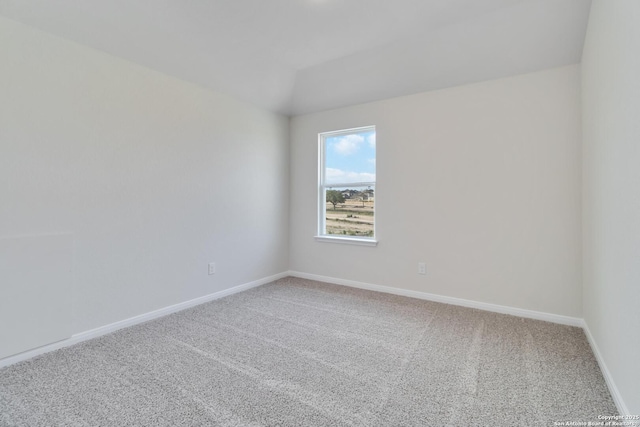 142 Ashley Loop, San Antonio, TX 78253 - spare room featuring carpet flooring and lofted ceiling