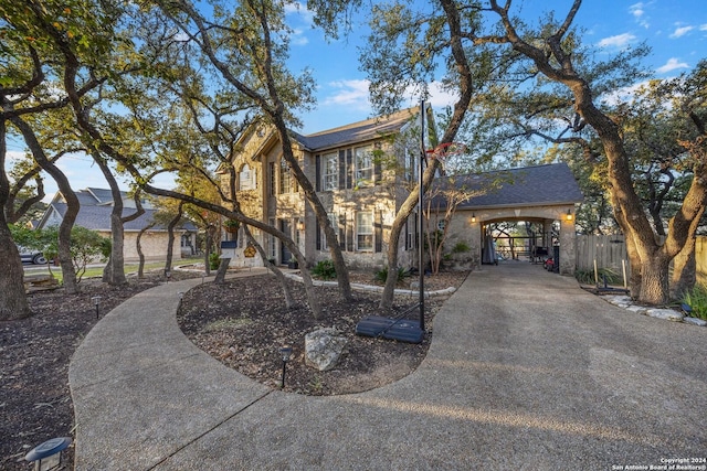 view of front of home