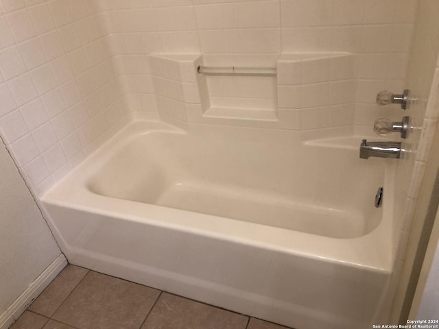 bathroom featuring tile patterned flooring