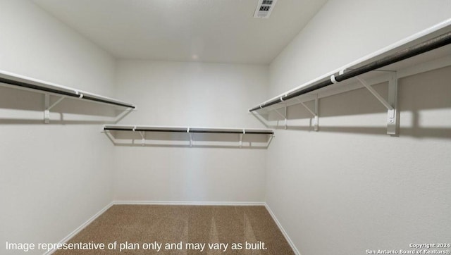 9926 Auger Run, San Antonio, TX 78214 - walk in closet featuring carpet flooring