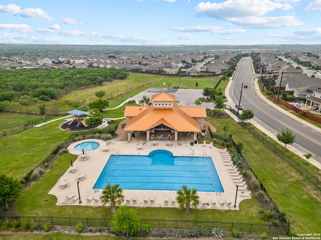 view of pool