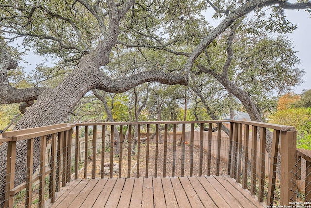 view of deck