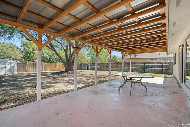 view of patio