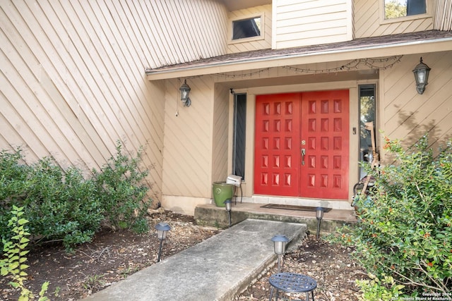 view of entrance to property