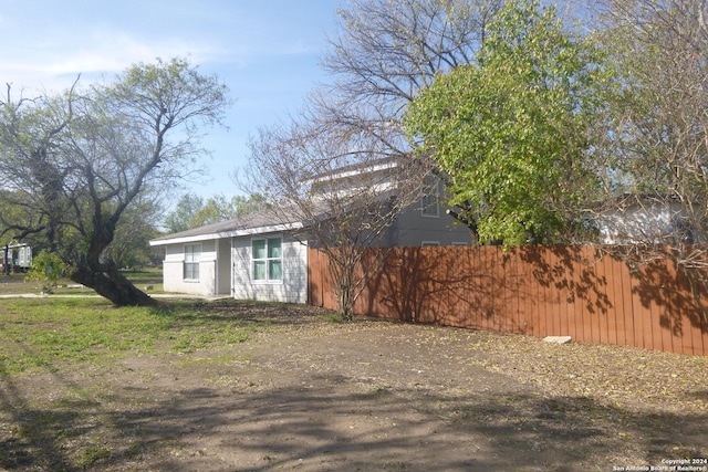 view of side of home