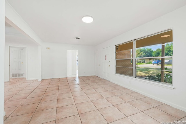 view of tiled empty room