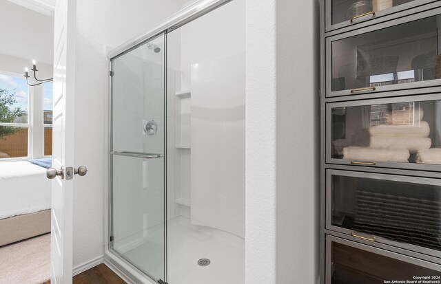 4076 Paddock Trl, Seguin, TX 78155 - ensuite bathroom with a shower stall