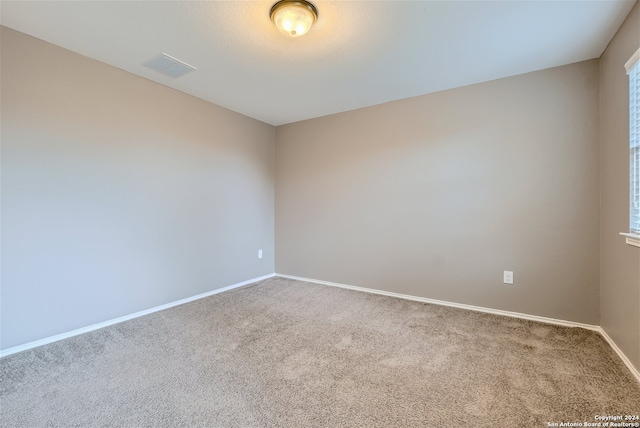 unfurnished room with carpet flooring