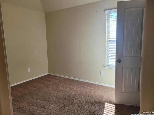 unfurnished room with carpet flooring