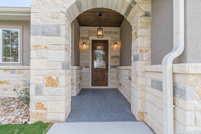 view of entrance to property