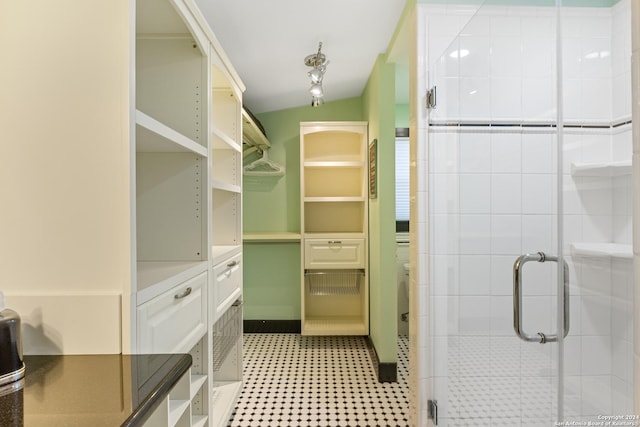 333 Redwood St, Alamo Heights, TX 78209 - full bath with a shower stall and tile patterned floors