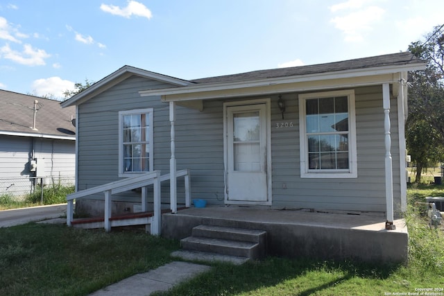 view of front of home