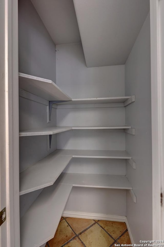 view of pantry