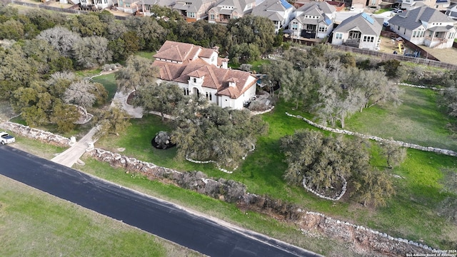 birds eye view of property featuring a residential view