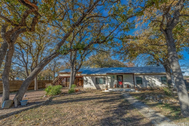 view of front of house