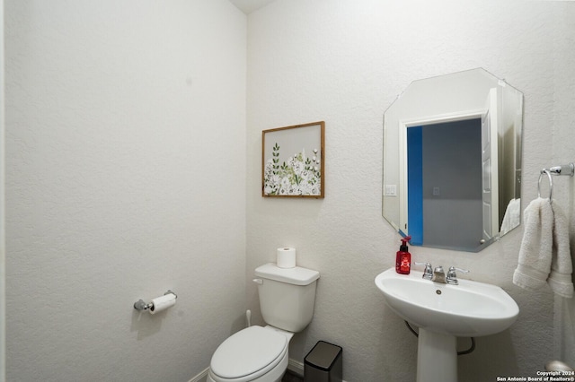 bathroom with toilet