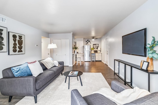 8038 Broadway Unit 225L, San Antonio, TX 78209 - living room with wood finished floors