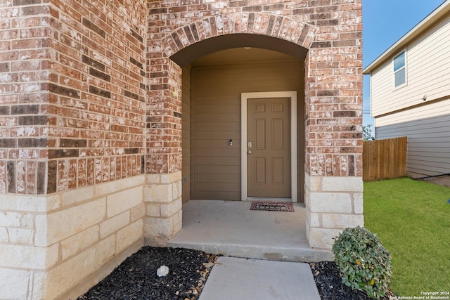 view of property entrance