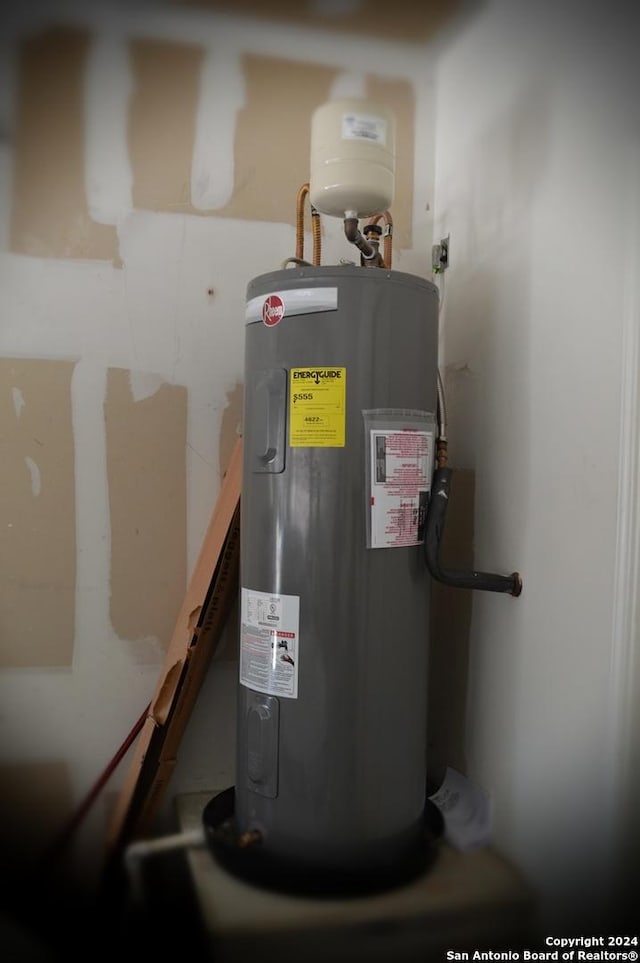 utilities featuring water heater