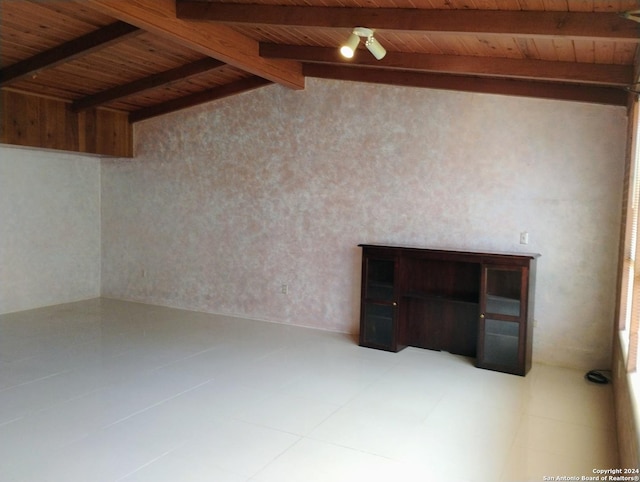 246 Mccain, Raymondville, TX 78580 - unfurnished room with wooden ceiling